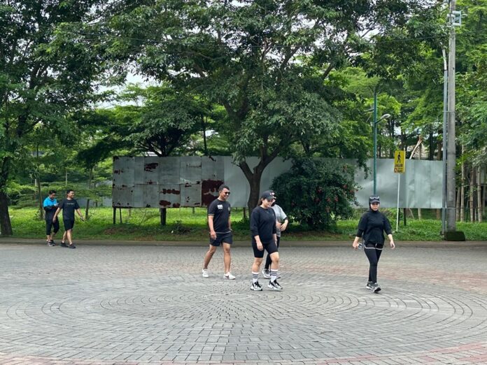 jogging