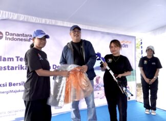 Tingkatkan Kualitas Hidup Masyarakat, Mandiri Gelar Aksi Bersih Lingkungan Libatkan 250 Peserta