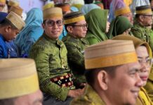 Berpakaian Adat, Kadis Pariwisata Makassar Hadiri HUT ke-418 Kota Makassar