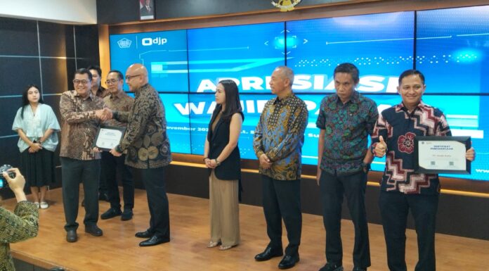 Perkuat Sinergi, Kanwil Pajak Sulselbartra Apresiasi 8 Penyetor Pajak Terbesar